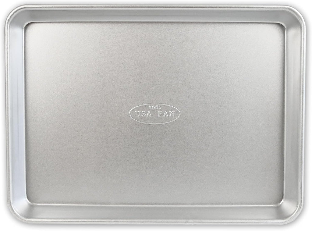 USA Pan Bakeware | Traditional Aluminized Steel Quarter Sheet Baking Pan - Uncoated Design for Perfect Baking
