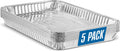 PlasticPro Aluminum Cookie Sheets - Heavy-Duty Disposable Baking Pans | 9'' x 13'' | 5-Pack