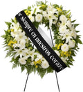Fanfanwin Funeral Sash - Memorial Wreath Ribbon for Casket | 58x4'' Black - Celebrate Life
