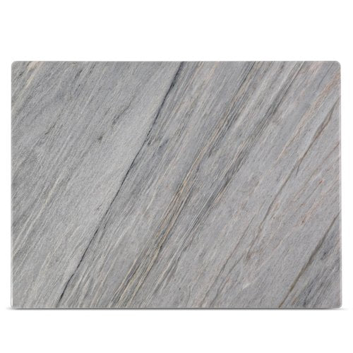 Koville Stone Cutting Board for Kitchen, 20x16 Inches Large Marble Slab Cheese Board, Rectangular Serving Board for Baking Charcuterie Pastry, Natural Stone Board for Countertop (Paradiso)
