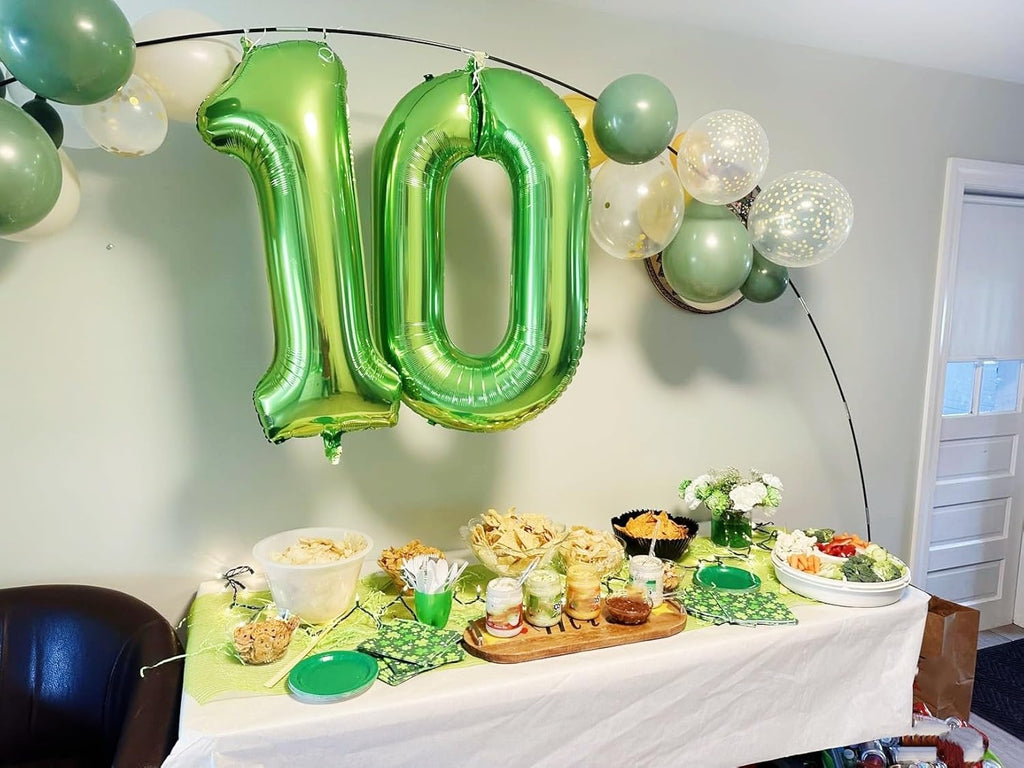Number Balloons - 40 Inch Light Green 1 Balloon for 1st Birthday Party Decorations & Baby Showers