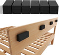 Furniture Wall Protectors, IPEROT 23Pcs EVA Foam Headboard Stoppers for Wall, Bed Stoppers for Headboard, 10Pcs (20mm Thick)+13Pcs (3mm Thick) Couch Wall Protector, Black Headboard Bumper