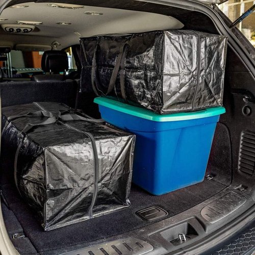 BAG-THAT! Heavy Duty Extra Large Moving Bags - Stronger Handles & Zippered Storage Totes