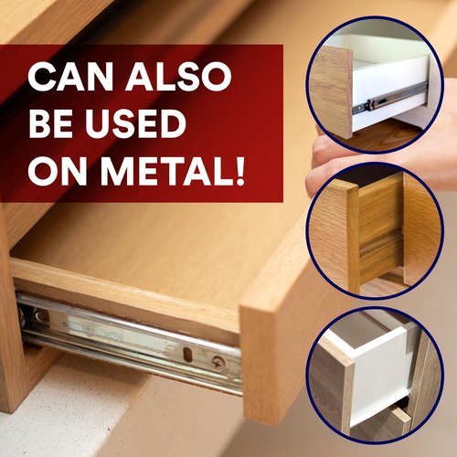 Impresa Wood Drawer Slide Wax - Friction Reducer & Drawer Ease - Corrosion Protection with Wood Wax - Easy Application & Sliding Door Grease