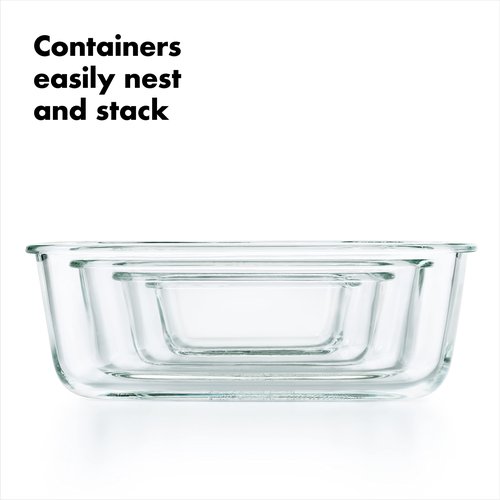 OXO Good Grips 16 Piece Glass Smart Seal Airtight Everyday Container Set