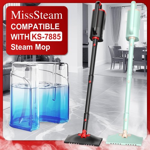 Replacement Removable Water Tank for MissSteam KS-7885 Steam Mop - 350ml Leak-Proof Refillable Water Reservoir Compatible with MissSteam High-Temp Floor Steamer