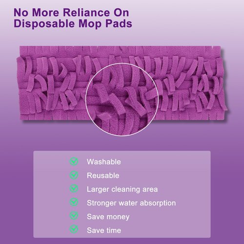 12 Pack Mopping Pads Refills for Swiffer PowerMop, Reusable Microfiber Mop Pads,Compatible with Swiffer Power Mop Refills, Washable MopPad Use for Most Floor Types