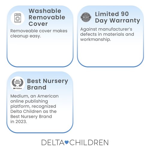 Delta Children 4-Inch Mini Crib Sheet Set, 4 Pack, Soft and Breathable 100% Jersey Knit Fitted Sheet Set, Crib Sheets for Baby Boys and Girls, Grey