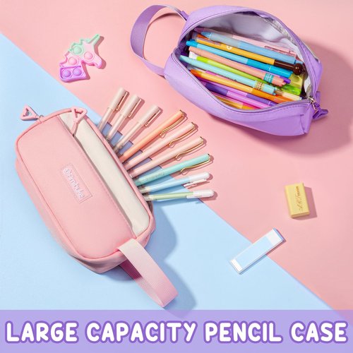 Fimibuke Backpacks for Girls, 3 PCS Waterproof School Backpack with Lunch Box & Pencil Pouch for Kids Teen Girl, Cute Bookbag School Bag for Elementary Middle High School Student Ages 6+(Green)