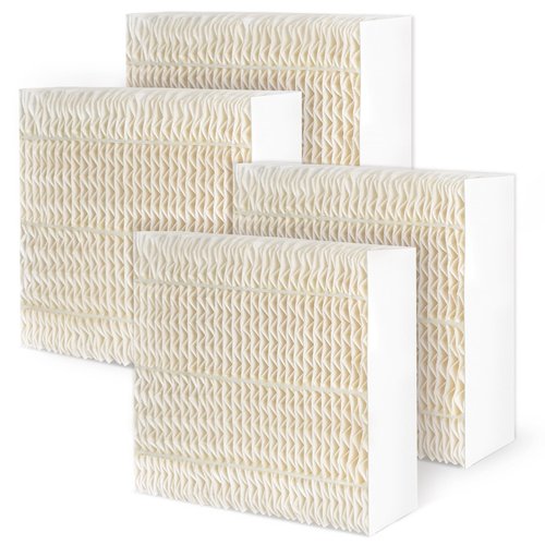Techecook 1043 Super Humidifier Wick Filters (4 Pack) Replacement for Essick AirCare Evaporative Humidifiers EP9500 EP9700 EP9800 831000 821000 826000 826800 and Bemis Space Saver 800 8000 Series