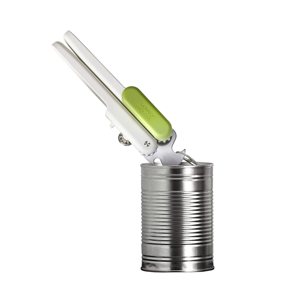 Joseph Joseph Pivot Multifunction Can and bottle Opener, Easy to Use, White