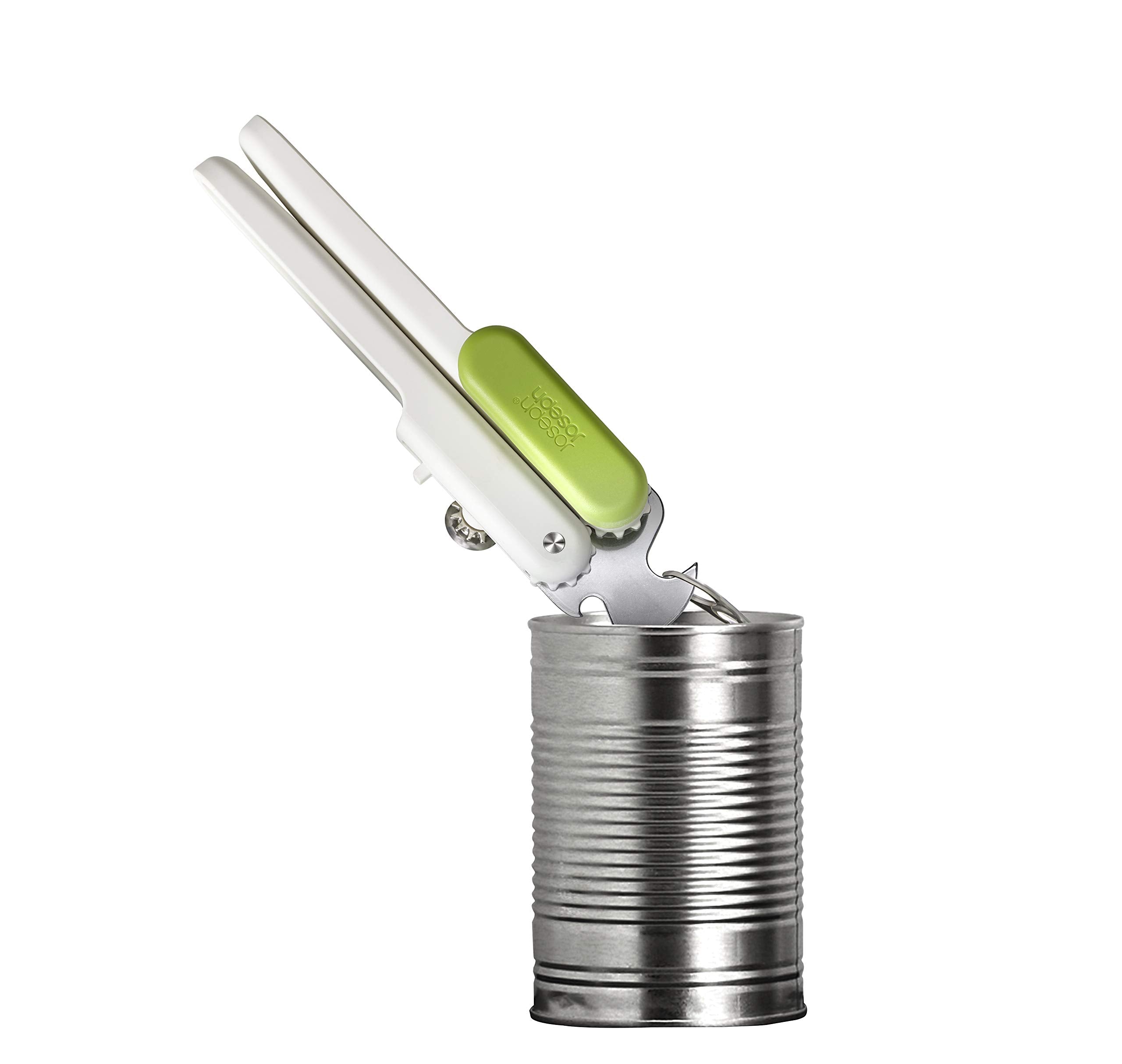 Joseph Joseph Pivot Multifunction Can and bottle Opener, Easy to Use, White
