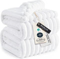 Bedsure GentleSoft Full Blanket - Cozy White Throw for Bed, Soft and Stylish, 84x90 Inches