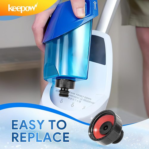 KEEPOW Steam Mop Replacement Parts 1940 Water Tank Caps and Insert Assembly Compatible with Bissell Powerfresh Steam Mop 19404 19402 19408 19409 1940A 1940F 1940Q 1940T 1940W B0006 Models 2038413