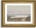 VIYYIEA Gold Framed Canvas Print - Classical Coastal Scenery Wall Art for Home Decor | 11x14in