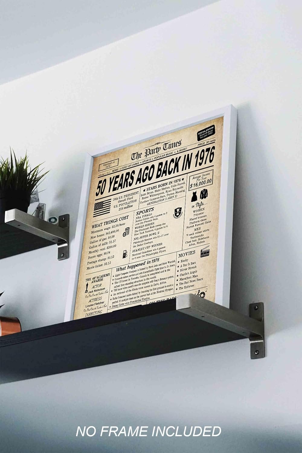 Regine Switzerland 50th Birthday Decorations - Classy Vintage Table Decor & Funny Sign | Gifts for Him or Her