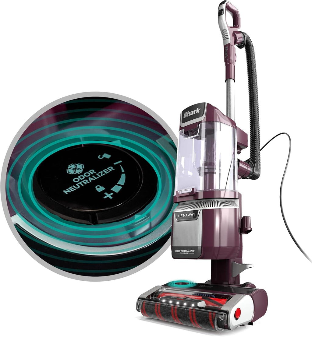 Shark LA702 Rotator Pet Lift-Away Vacuum - DuoClean PowerFins & Odor Neutralizer | Wine Purple