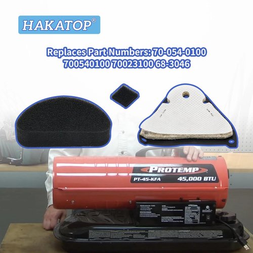 HAKATOP 70-054-0100 Air Filter Kit for Pro Temp Heat-Stream Mi-T-M 68-3046 Replaces Part 700540100 70023100