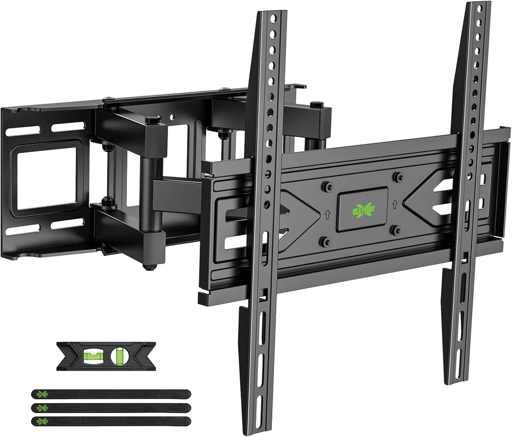 USX MOUNT TV Wall Mount - Dual Articulating Arms for 32-74 Inch Flat Screen | Swivel & Tilt Features