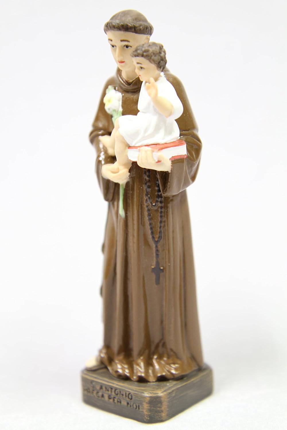 Vittoria Collection | 6" Saint Anthony of Padua Statue - Made in Italy, Doctor of the Church