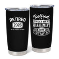 NVFCC Retirement Gifts For Men 2026, Funny Retirement Gifts, Retired Gifts For Men, Best Retirement Gift Ideas, Retirement Gifts For Men Coworkers 20 oz Stainless Steel Tumbler