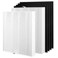 AP-1216-FP Replacement Filter for Coway AP-1216L Air Purifier | Cptures Dust, Smoke, Pet Dander - Used for Home 2 Packs HEPA and 4 Packs Activated Carbon Filter
