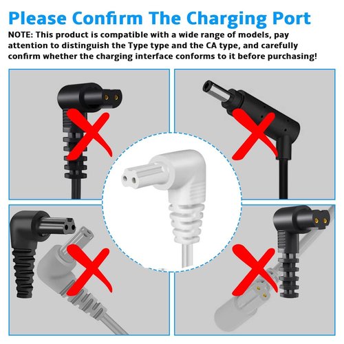 Fesasn 15V Battery Chargers for Black and Decker Vacuum 90627870/90629039,Compatible with HHVI315JO42 S003AQU1500015 Power Cord