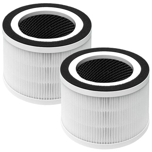Skydiras 2-Pack Fillo/Allo Replacement Filter Compatible with Afloia Fillo and Mooka Allo Air Purifier, 3-in-1 H13 True HEPA Filter