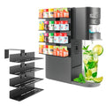 Flavor Pods Holder for Ninja Thirsti WC1001 Soda Maker, 20-Capacity Storage Rack for Ninja thirsty flavor pods, Compact & Durable Shelf for Ninja Thirsties Drink System Soda Machine (Shelf Only)