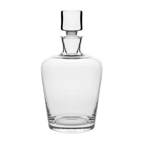Barski - European Quality - Glass - Whiskey - Liquor - Decanter - Classic Clear - 40 oz. - 8.75" Height - Made in Europe