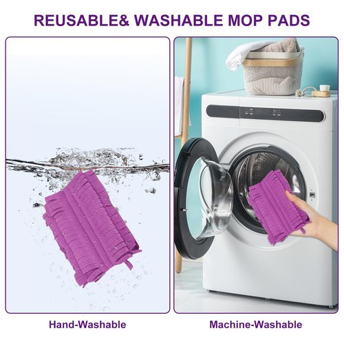 12 Pack Mopping Pads Refills for Swiffer PowerMop, Reusable Microfiber Mop Pads,Compatible with Swiffer Power Mop Refills, Washable MopPad Use for Most Floor Types