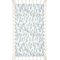 DILIMI Fitted Crib Sheet - Ultra-Soft Baby Sheet for Standard Crib & Toddler Mattress | Green Leaf Design