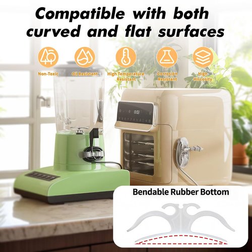 omifora 6PCS Appliance Cord Organizer,Upgraded Cord Organizer for Appliances,Wire Wrapper,Compatible with Air Fryers,Coffee Makers, Pressure Cookers, Toasters & Ovens