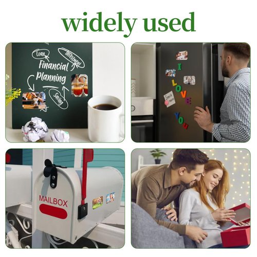 240 Pcs 2.8 x 2 Inch Thick Sublimation Blank Refrigerator Magnets Blanks Sublimation Magnet with 120 Pcs Fridge Magnets,120 Pcs Larger Square Blanks for Kitchen Microwave Oven Office