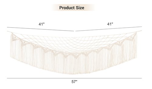 Mkono Stuffed Animal Hammock Corner Macrame Toy Storage Organizer with Tassels Boho Hanging Stuff Animals Net Large Capability Toys Display Holder for Nursery Kid Room Playroom, 2 Pieces