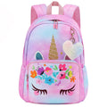 Unineovo Backpack for Girls, Kids Unicorn Backpacks, Preschool Kindergarten School Bookbag, Toddler Little Girls Backpack, Cute Bag for Elementary Back to School with Love Decoration