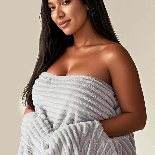 Bedvcaty Luxury 4-Piece Quick-Dry Bath Towel Set 27.5X 55 Inches – Ultra Soft Microfiber for Bathroom, Bar, Pool, Gym & Travel – Elegant Twill Design