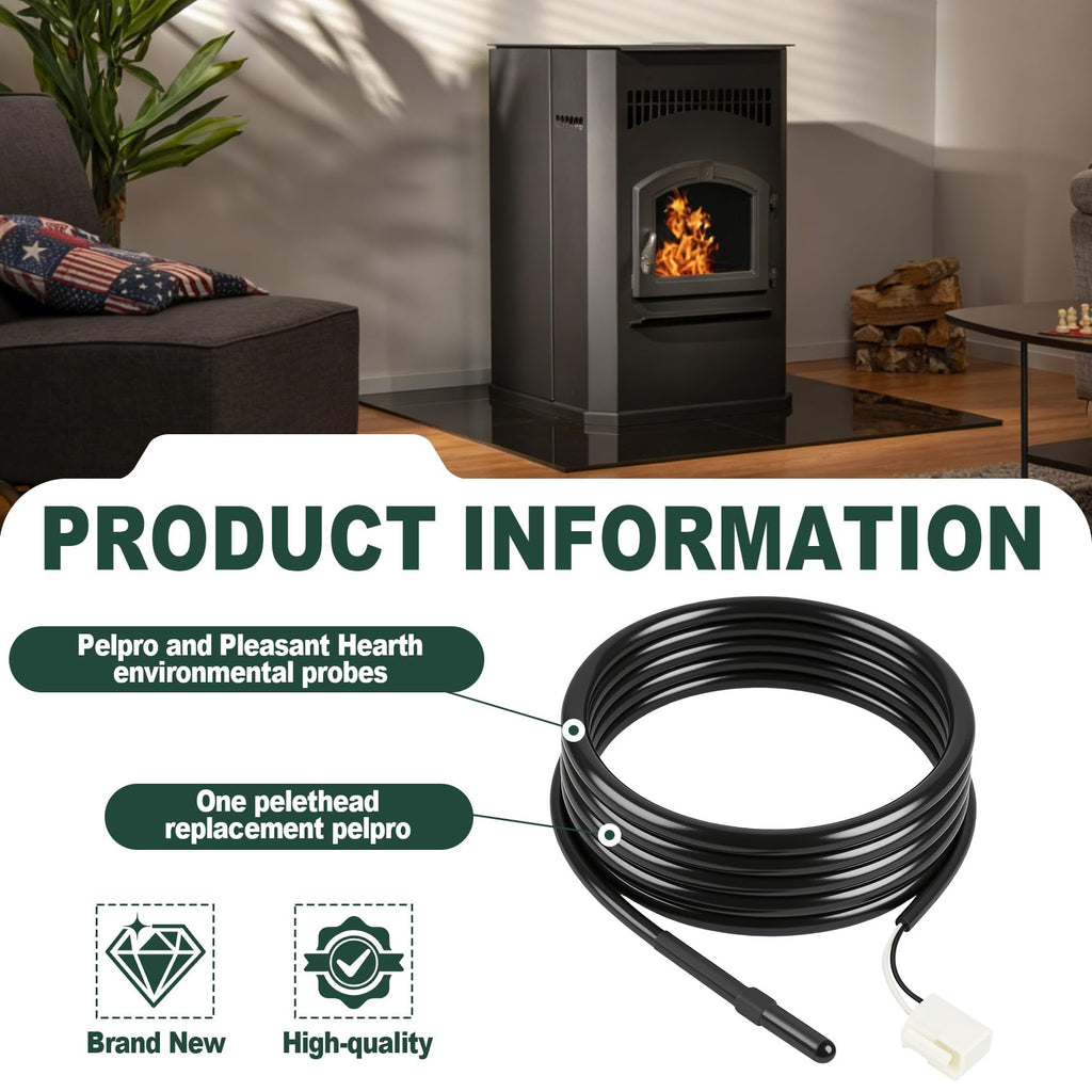 SRV7000-668 Ambient Probe, Compatible with Pelpro PP130, PP150, PP60, PP70, TSC90 & Pleasant Hearth PPC90, PH35PS, PH50CABPS, PH50PS, PHC90 - Replaces NBK 21097, PH-668, Pelpro PP130 Parts