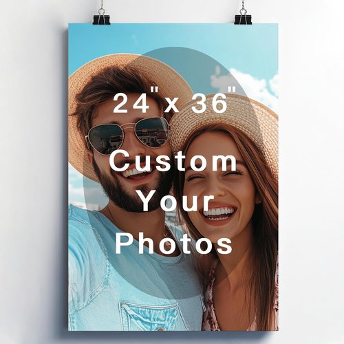 Custom Posters by [Brand Name] - Upload Your Images for Personalized 24" x 36" Prints