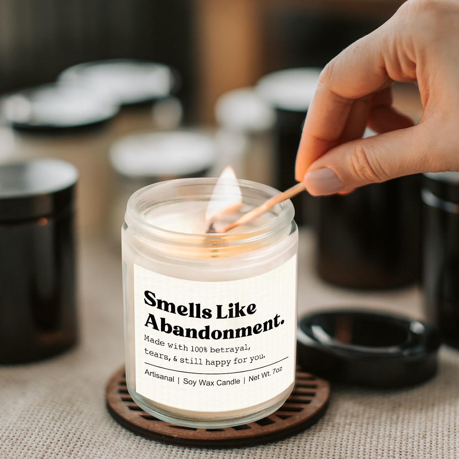 Shqiueos Farewell Gifts for Coworkers Lavender Scented Candle, Retirement Gift for Woman Men, Leaving Gift for Boss Friends Going Away, Moving Away, Goodbye Gifts for Nurse Teacher