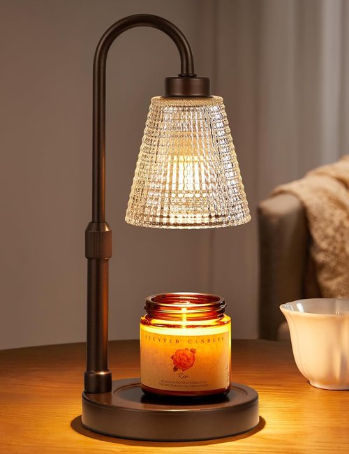 Innqoo Candle Warmer Lamp - Dimmable & Adjustable Height for Jar Candles | Perfect Birthday & Housewarming Gift