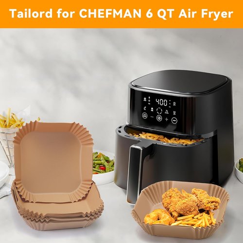 Air Fryer Liners | Parchment Paper for 6 QT Compact Airfryer - 120 Pieces