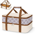 Coobiiya Insulated Casserole Carrier - Keeps Food Hot or Cold | Portable Tote Fits 9" x 13" Dish