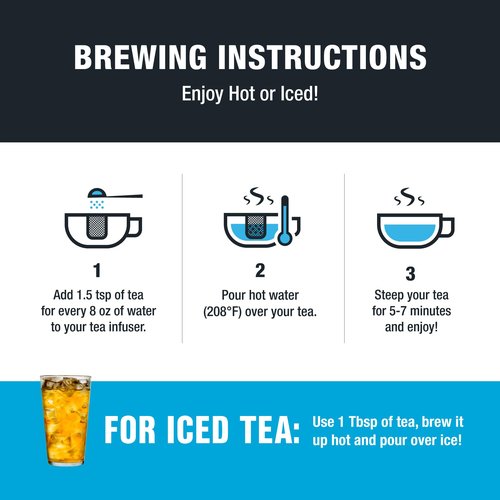 Tiesta Tea - Mango Dreamzzz Chamomile Loose Leaf Herbal Tea, Relaxing Chamomile & Lemongrass Blend, Caffeine-Free, Brew Hot or Iced, Refillable Tin, Makes Up to 50 Cups, 3 Ounce