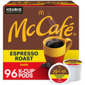 McCafe Espresso Roast Coffee, Keurig Single-Serve K-Cup Pods, 96 Count (4 Packs of 24), Dark Roast Made with Arabica Beans, Bold Flavor with Bittersweet Chocolate & Toasted Nut Notes