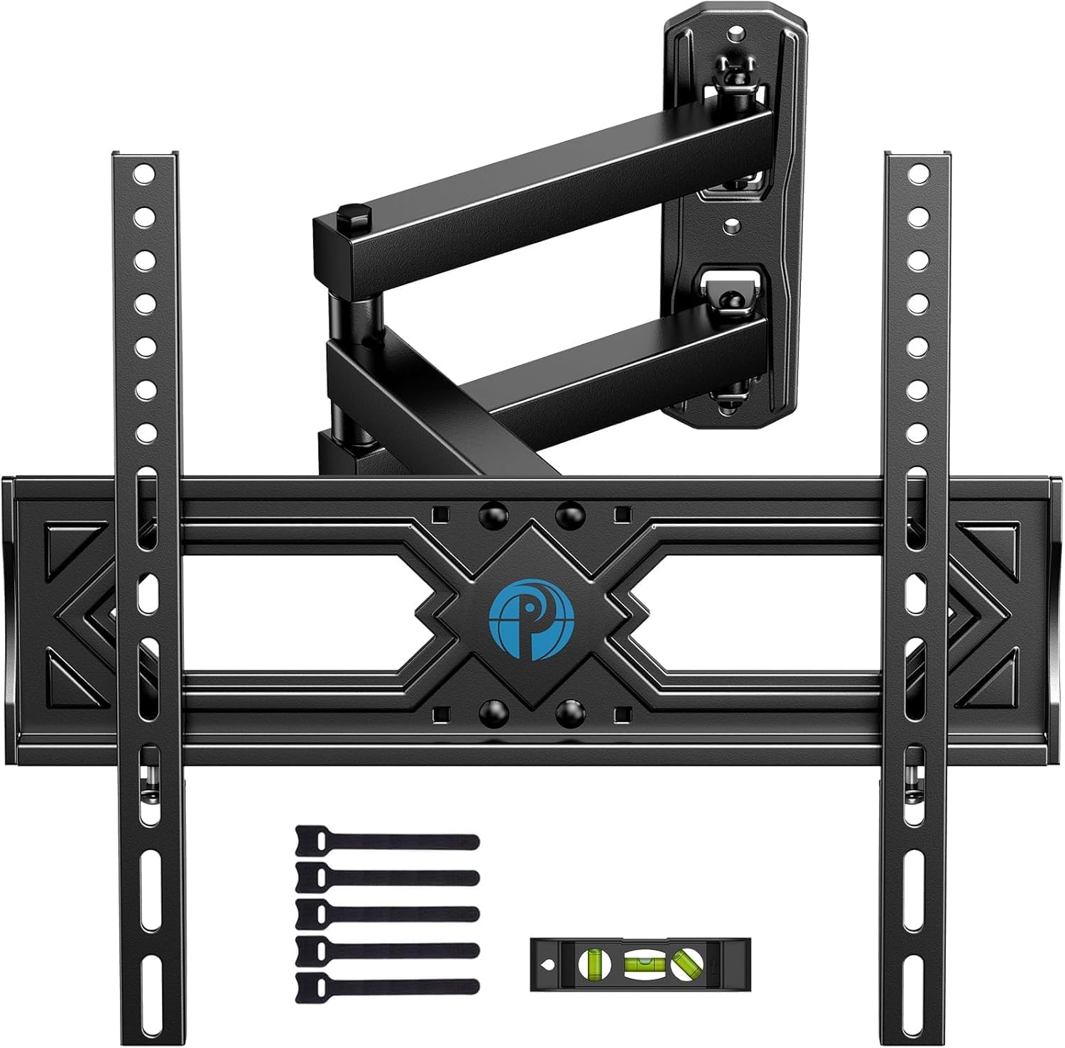 Pipishell Full Motion TV Wall Mount - Heavy Duty Articulating Arms for 26-65 Inch TVs | VESA 400x400mm, 77lbs Support