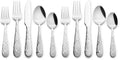 Kitchinox Lily Frost 20 Piece Flatware Set, Service for 4 (Pack of 2)