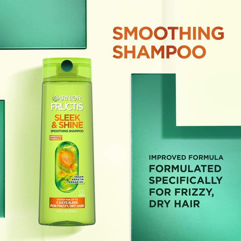 Sleek and Shine Fortifying Shampoo for Frizzy, Dry Hair