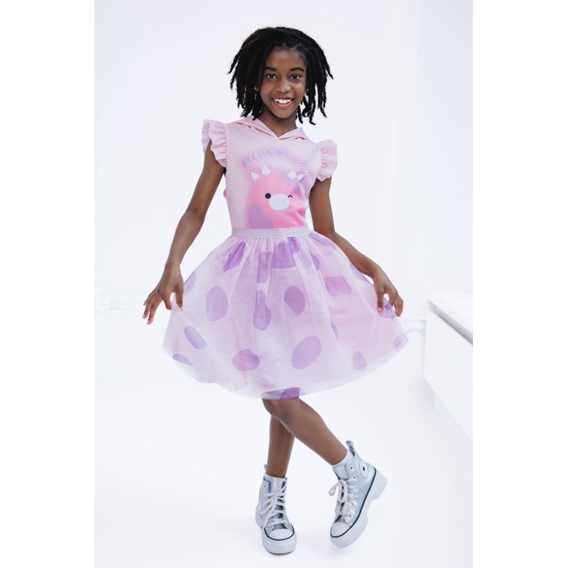Pink Cow Costume Dress for Toddlers & Kids - Squishmallows Patty Variation 6