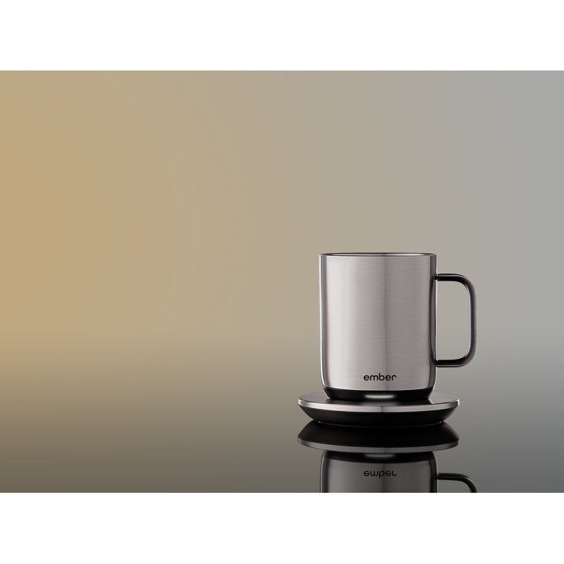 Temperature Control Smart Mug 2 - 10 oz Stainless Steel, App Controlled